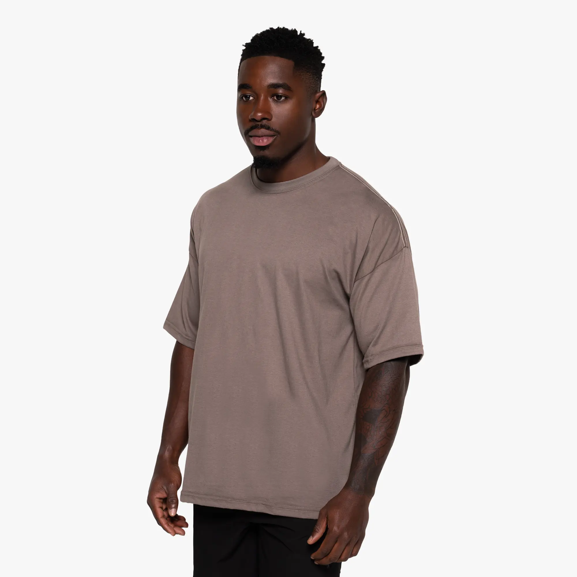 Drop Shoulder Oversized T-shirt - Bucked Up Off Duty - Men