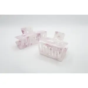 Clear Claw Clip with Pink Specks • Limited Edition ♡🩷