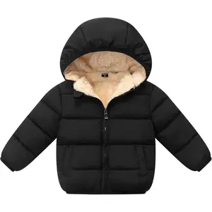 Toddler Baby Hooded Down Jacket Boys Girls Kids Thicken Warm Winter Coat Outerwear 1-7t