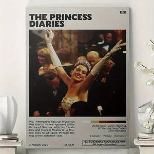 [2D Flat] A Poster Of The Movie 'The Princess Diaries', Featuring A Scene From The Viven Malon Stadium, Perfect For Decorating Living Rooms And Bedrooms, An Ideal Gift For Movie Lovers, Bedroom Artwork, Elegant Decor