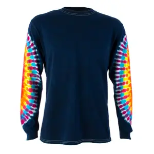 Psychedelic Sleeves Tie Dye Long Sleeve T Shirt
