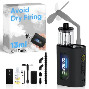 COLBOR CF3 Mini Fog Machine 30W Output Portable Handheld Smoke Machine with 60° Tilt-Protection for Photography with Remote Control