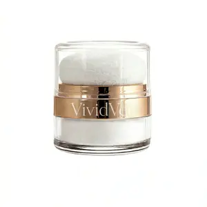 VIVIDVEU Highlighter Powder for Face and Body Glow, Shimmer Makeup Highlight, Lightweight Pressed Powder Type, Long-Lasting Radiant Finish, Smooth Blendable Texture, Waterproof Sweat-Resistant, Suitable for Daily Makeup and Party Use and Stage Events Glow