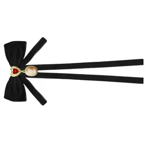 Bowknot Shape Corsage Elegant Ceremony Pin for Designers Seeking Unique Item