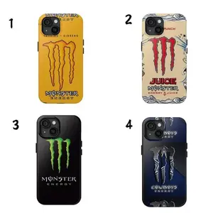 Monster Energy Drink Design Tough Phone Case - Durable Impact-Resistant Case for iPhone 11-17
