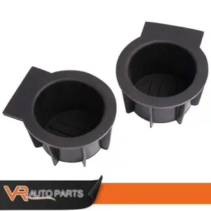 G-PLUS 2 Front Console Cup Holder Insert Liners, Fit For Ford F-150, Expedition, Navigator, Automotive Interior Organizer