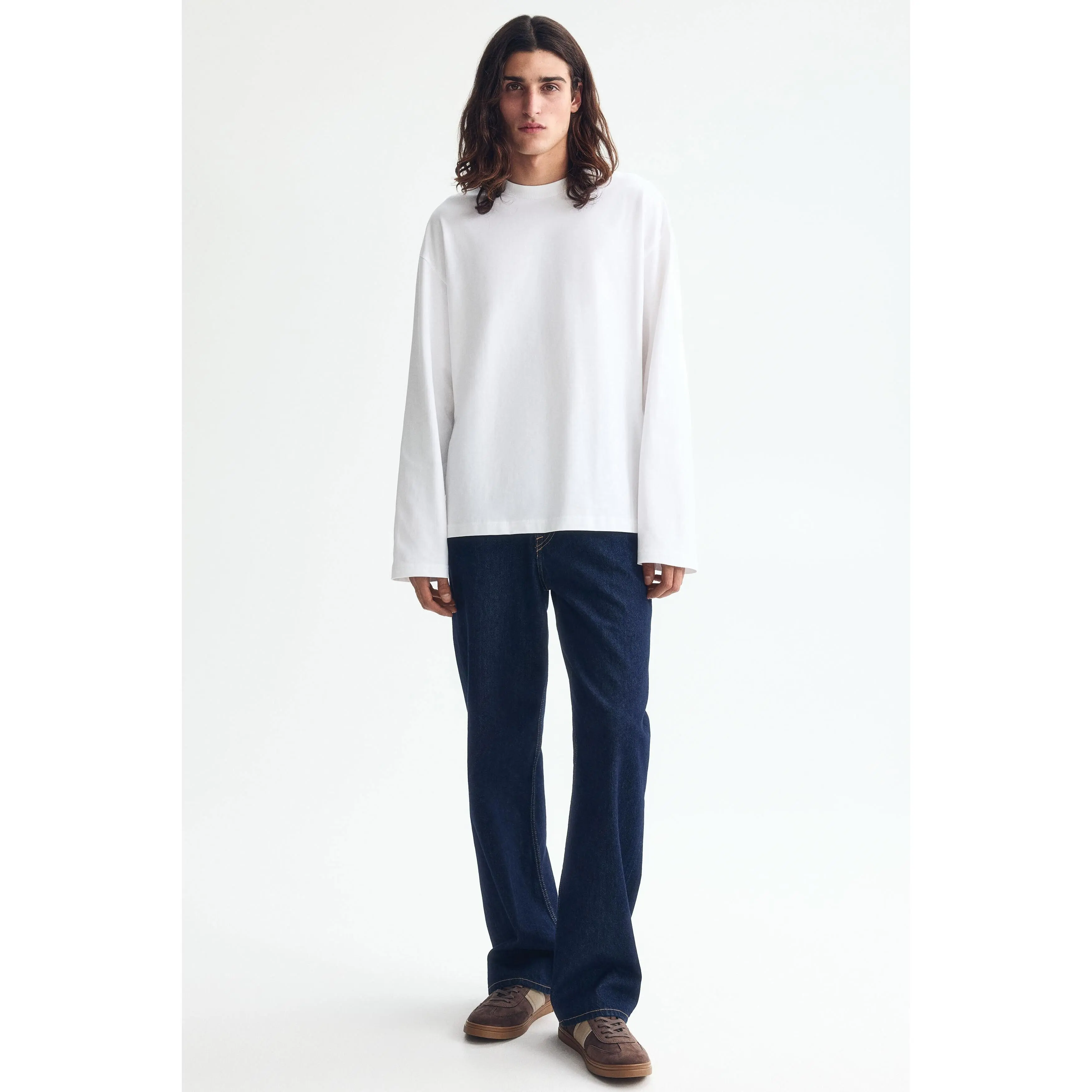 H&M Oversized Fit Long-sleeved jersey top