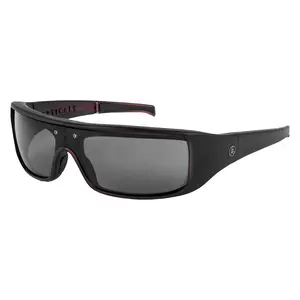 POPTICALS, POPGEAR, Polarized Sunglasses, Matte Wine Black Crystal Frame, Gray Lens