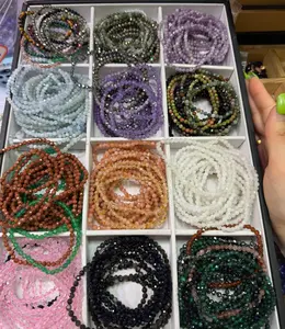 Lydia(10587)gc.Blind box contains 8 kinds of crystal bracelets randomly.