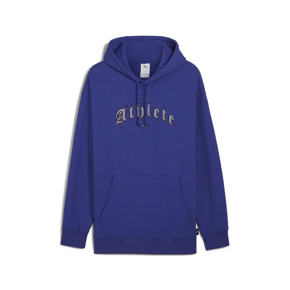 PUMA Mens Graphics Athlete Graphic Hoodie Casual Outerwear Casual - Blue