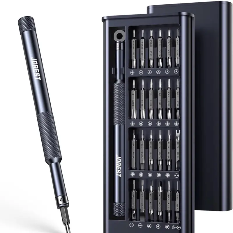 JOREST 52-IN-1 Precision Screwdriver Set, Mini Repair Tool Kit with Torx for Macbook, Computer, Laptop, iPhone, PS5, Xbox, Switch, Glasses, Watch, Ring Doorbell, Electronic, Small Gift Gadget for Men