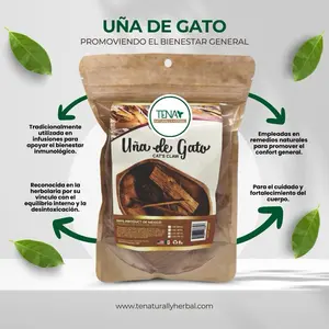 Cat’s Claw Bark Premium 4 oz Herbal Tea Bag – Supports Immune Health & Promotes General Wellness – Naturally Caffeine-Free Beverage