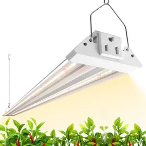 Barrina TX72 Grow Light, 4FT, 72W, High PPFD, Full Spectrum with 660nm Red LEDs, Linkable, Hanging Grow Lights for Seedling, Veg, Greenhouse, 1 Pack