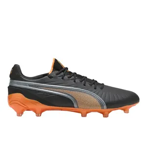 PUMA Womens King Ultimate Firm GroundAg Soccer Cleats  - Black, Orange
