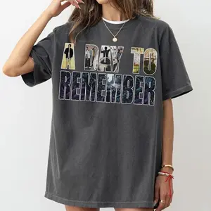 [Sale Up To 15% + Free Ship] A Day To Remember Comfort T-Shirt, Vintage Band Tee, Classic Rock Fan Shirt