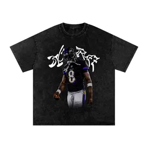 LAMAR JACKSON Shirt, Football Shirt, Classic 90s Graphic T-Shirt