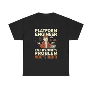 Platform Engineer Everyone’s Problem Nobody’s Priority Tee | Funny DevOps Developer Shirt