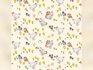 Farm Days | Chicken Farm - Cream by Belle & Boo for Michael Miller | DDC11878-CREM
