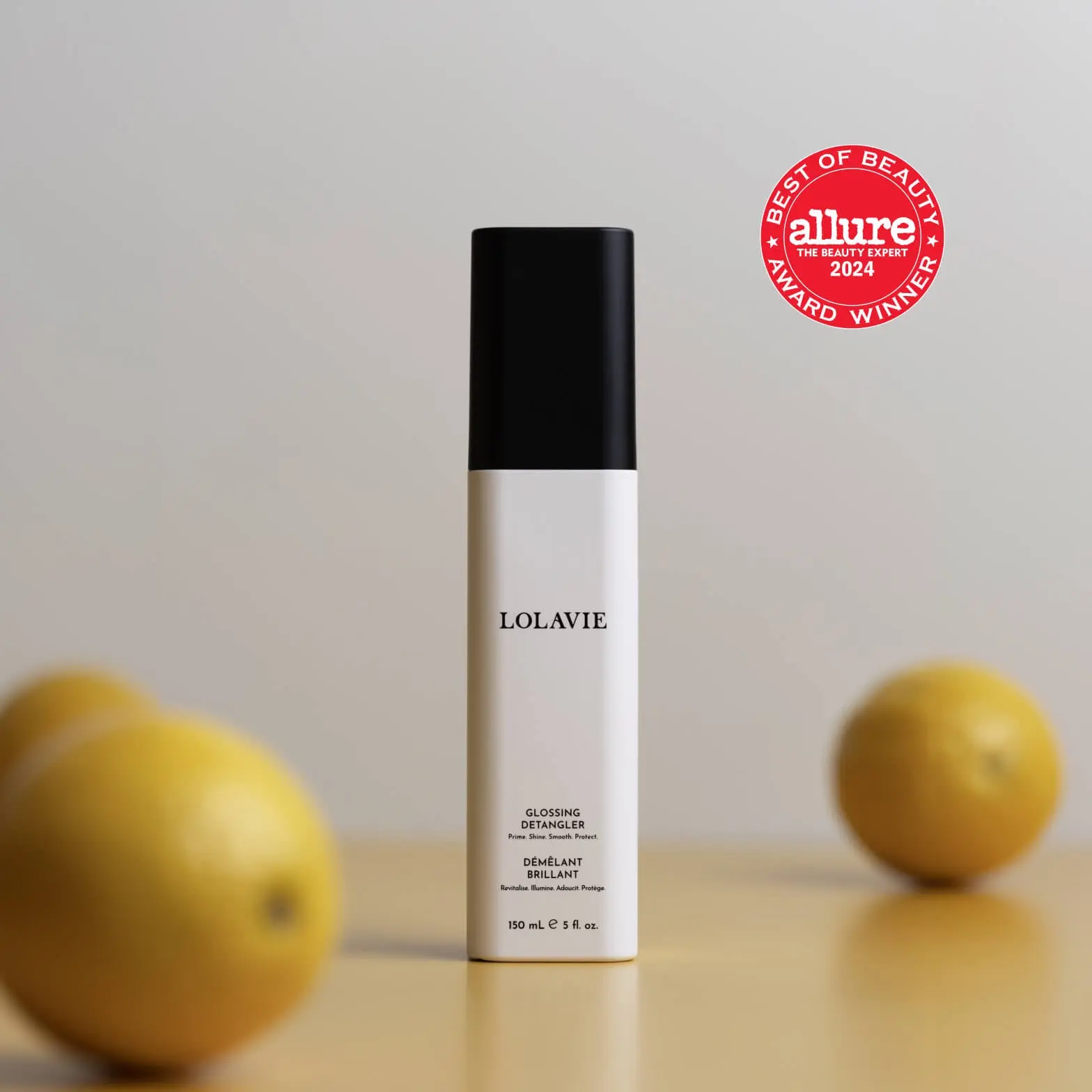 Glossing Detangler by Jennifer Aniston - LolaVie's Ultimate Multitasker: Detangler, Heat Protectant, Frizz Fighter, Shine Enhancer, & Hydrator All In One, Powered By B-Pro3 Bond Technology