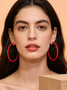 Elegant Simple Color Ring Earrings, Flat Back Studs, Casual Fashion Jewelry for Women, Perfect for Parties and Daily Wear, Ideal Birthday Gift