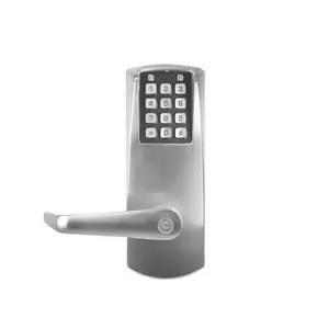 Dormakaba PowerPlex-P2051 Electronic Code Cylindrical Pushbutton Lock, Privacy Function, Backset-Fit Door Hardware, Electronic Code Lock