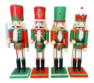 Santa's Workshop Set of 4 12" Nutcrackers Santa's Workshop Set of 4 12" Nutcrackers