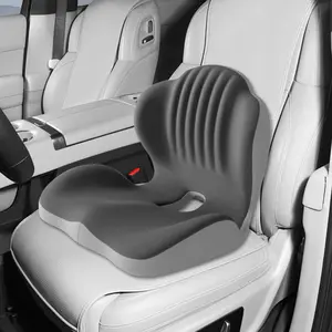 Ergonomic Memory Foam Seat Cushion with Lumbar & Back Support, Relieves Back Pain, Reduces Pressure, Ideal for Office Chairs, Stools, and Car Seats, Perfect Gift for Parents & Friends