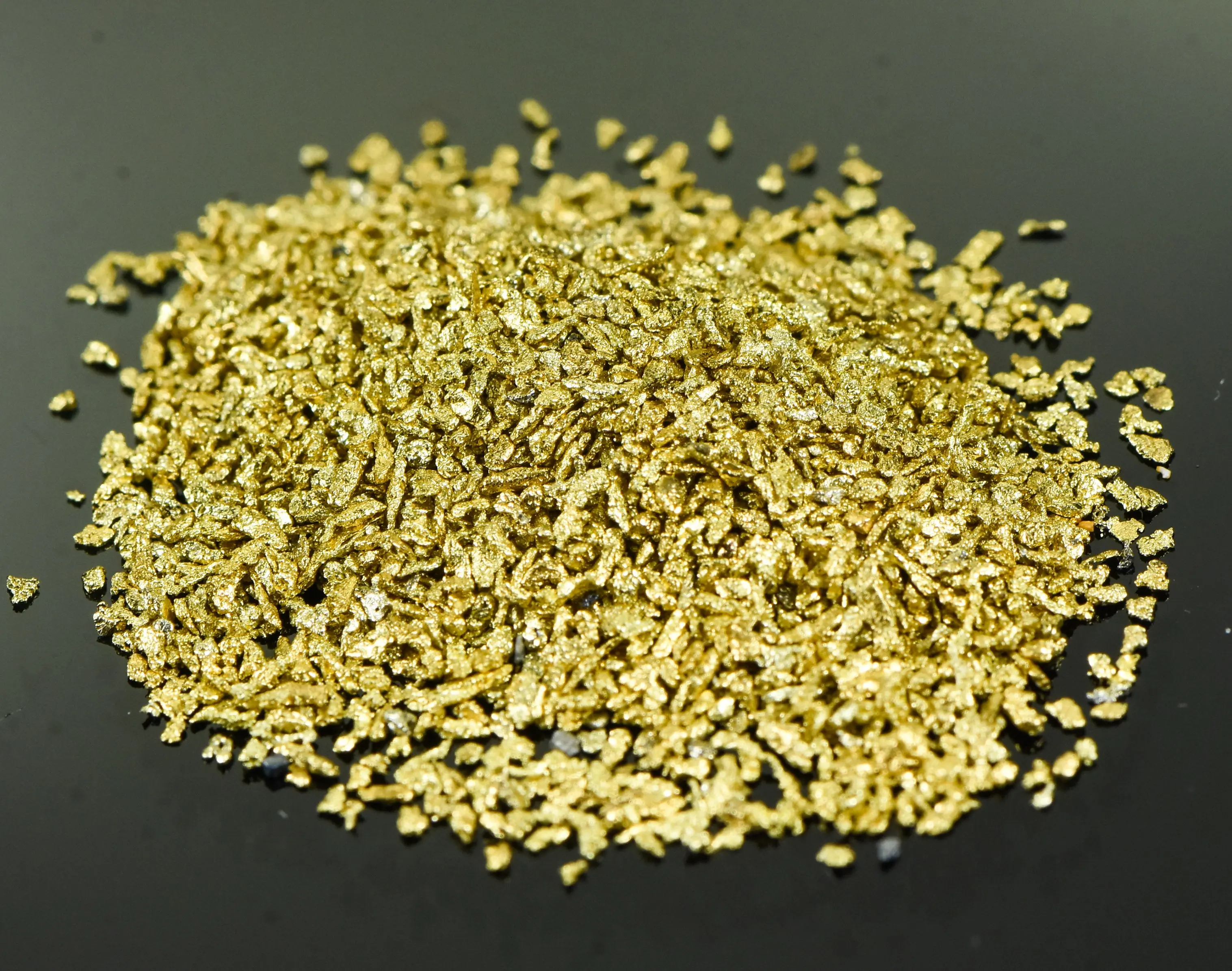 Alaskan Yukon Gold Rush Nuggets #30 Mesh 1/4Troy Oz 7.75 Grams Super Fine Gold