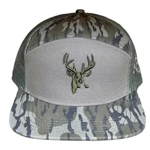 Big Buck Mossy Oak Bottomland & Sage Trucker Hat – Adjustable Camo Snapback Cap | Breathable Mesh Hunting Hat for Men & Women | Outdoor Fishing, Camping & Everyday Wear