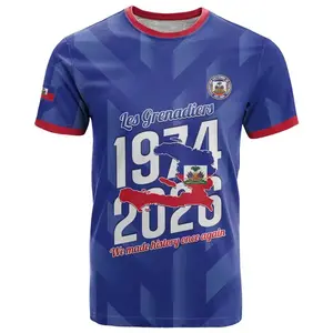 Unisex Haiti Fan T-Shirt W2026 - Menswear Casual Top for Men and Women