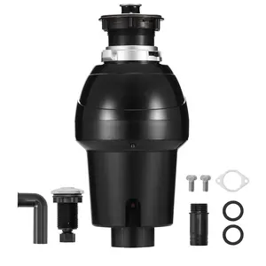 Garbage Disposal 1 HP Continuous Feed Food Waste Disposer, 3270 RPM, Corded with EZ Connect, Under-Sink Kitchen Garbage Grinder for Heavy-Duty Waste Processing, Easy Installation and Quiet Operation