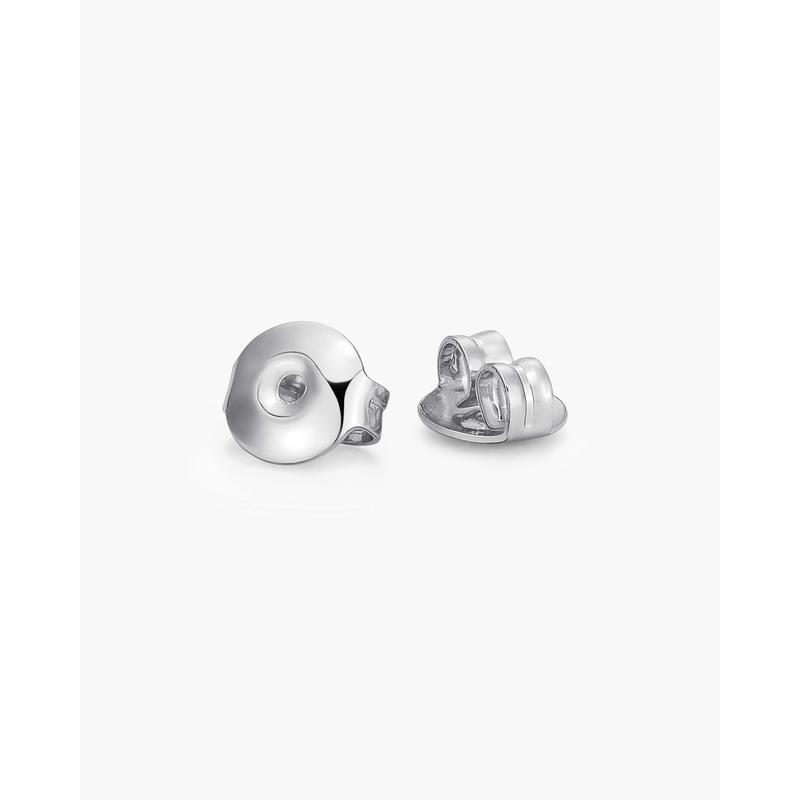 JAXXON - Square Stud Earrings - Silver