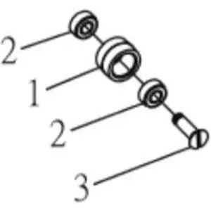 212 MAIN Astro Pneumatic Idle Pulley Assembly - Lightweight Auto Parts Accessories for Automotive & Motorcycle Car Repair