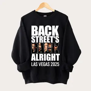 Backstreet Boys Millennium Sweatshirt Hoodie Shirt – Vegas Tour 2025, Pop Rock Graphic Tee for Men Women Boys Girls, BSB Fan Streetwear, Crewneck Top, Music Tour Merch 2025