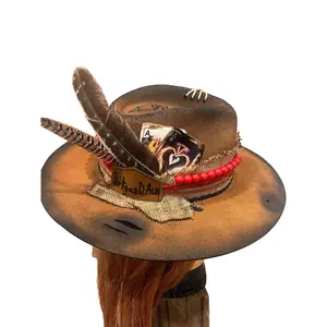 Firefists! Custom Burned Hat.