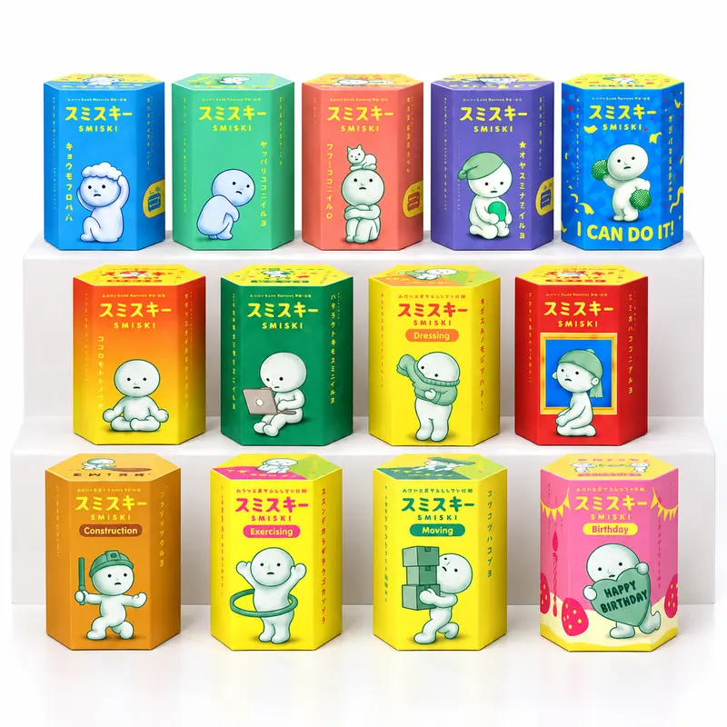 Sealed Original Exercising Series Glow-in-the-Dark Mini Art Toy Blind Box - 1 Pack, Random Style, Toy for Blind Bag Collecting Figurine