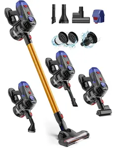 Professional Direct MOYSOUL Cordless Vacuum Cleaner - 8 in 1 Stick Vacuum with 32000pa Powerful Suction & High-Performance Brushless Motor with 6x3500mah Battery for Carpet and Floor.PD