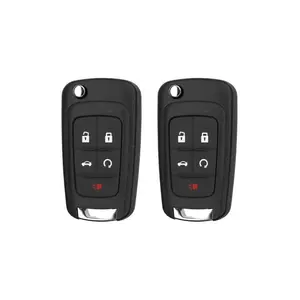KEYS4LESS Replacement Flip Key Fob for Buick Verano 2012 2017 Fcc OHT01060512 Part Number 13504199 13574863 13504259 13504204 Pack of 2