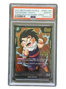 Graded Dragon Ball Super PSA 10 Son Gohan Judge Fusion World #60 Non-Sports Trading Card Single