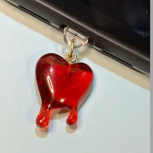 Bleeding Heart Dark Romance Charms for Kindle and Phone - Phone Dust Plug - Accessories, Smartphone Devices Cellphone cell kindle charm decorative accessory