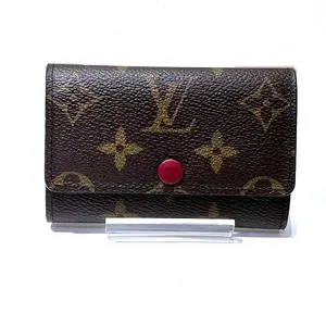 Pre-owned Louis Vuitton Canvas Small Leather Goods Multicles 6 Monogram Key Case