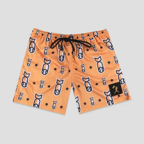 Men's Youth Stay Humble Drop Bombs Diamond Air Mesh Athletic Shorts - Breathable Workout, Lightweight Athleisure, Casual Sporty, Mesh Fabric, Baseball Use, Workout-to-Weekend Design, Breathable Workout Shorts