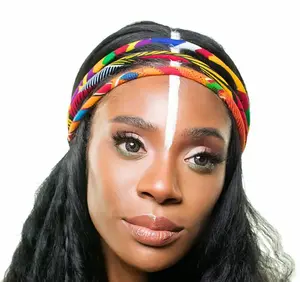 Vivid Kitenge Hair Band - Unique African Print Headband with Vibrant Colors & Bold Patterns Perfect for Any Outfit