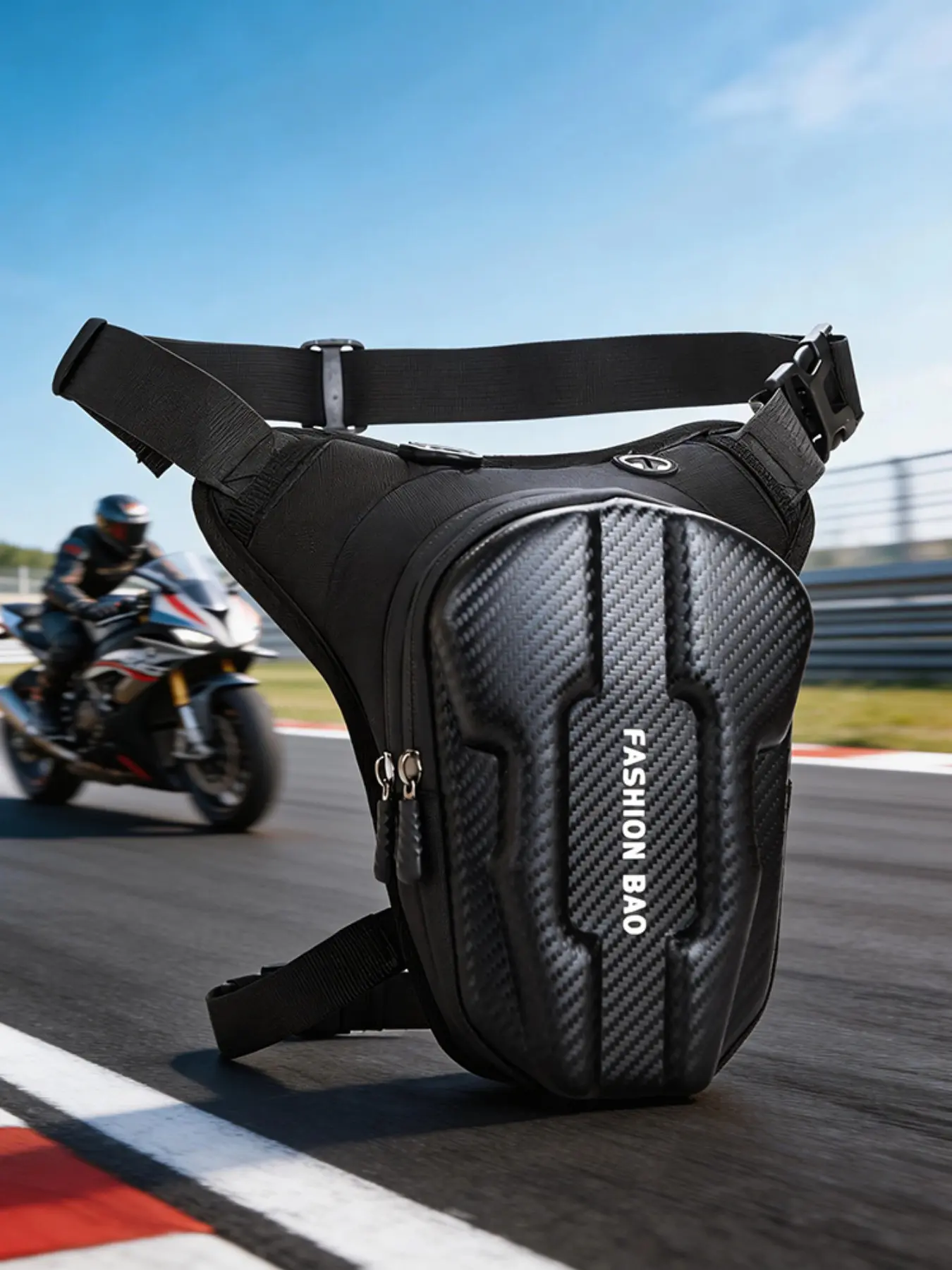 Motorcycle Riding Bag, Multi-Functional Waterproof Phone Pouch, Outdoor Sports Crossbody Leg Strap Waist Pack, Cycling Gear Accessory, Waterproof Belt Bag, Waterproof Fanny Pack