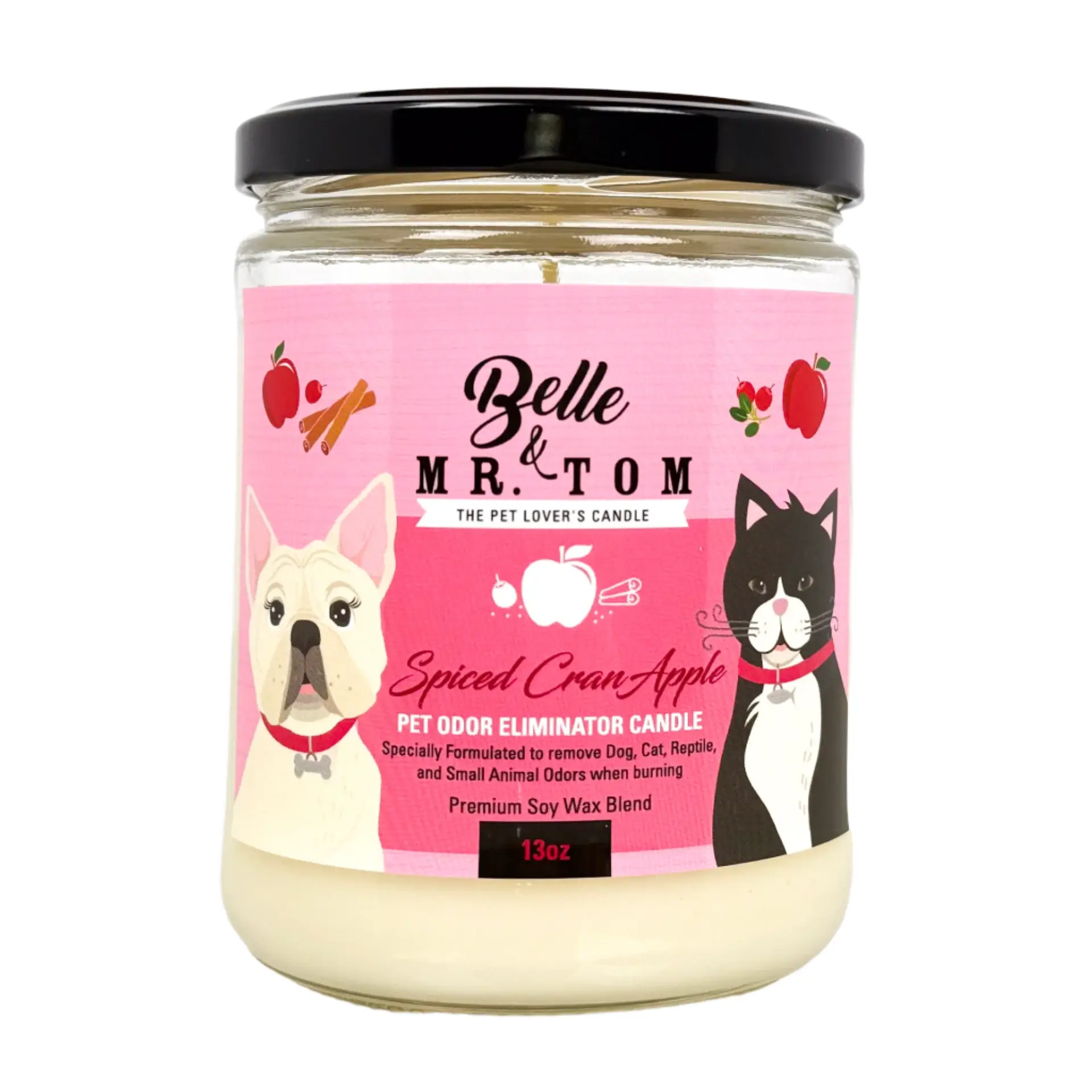 *Spiced CranApple Pet Odor Eliminator Candle