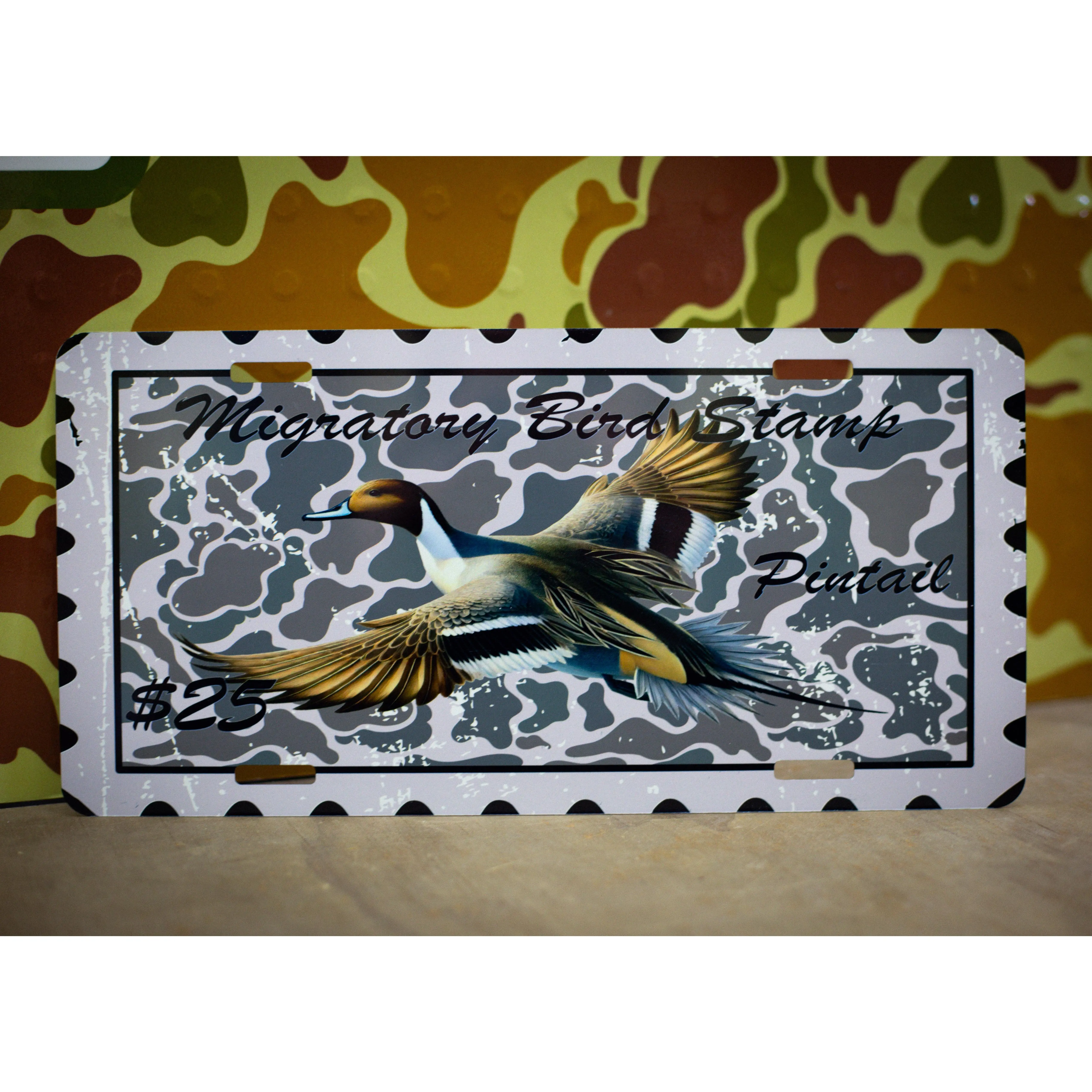 Pintail stamp - car tag