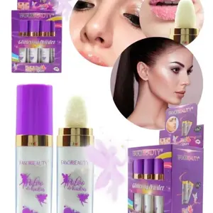 Body Glitter, Polvo De Hadas Shimmer Face and Body Highlighter Powder Makeup