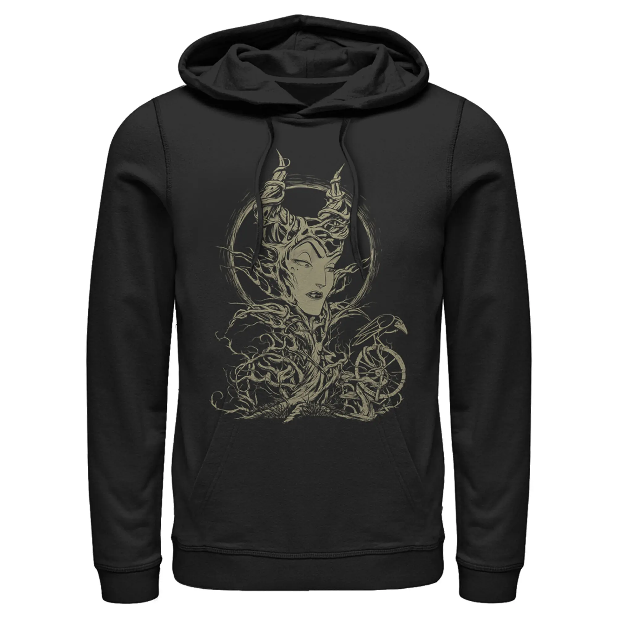 Men's Sleeping Beauty Maleficent Twisted Queen Pull Over Hoodie