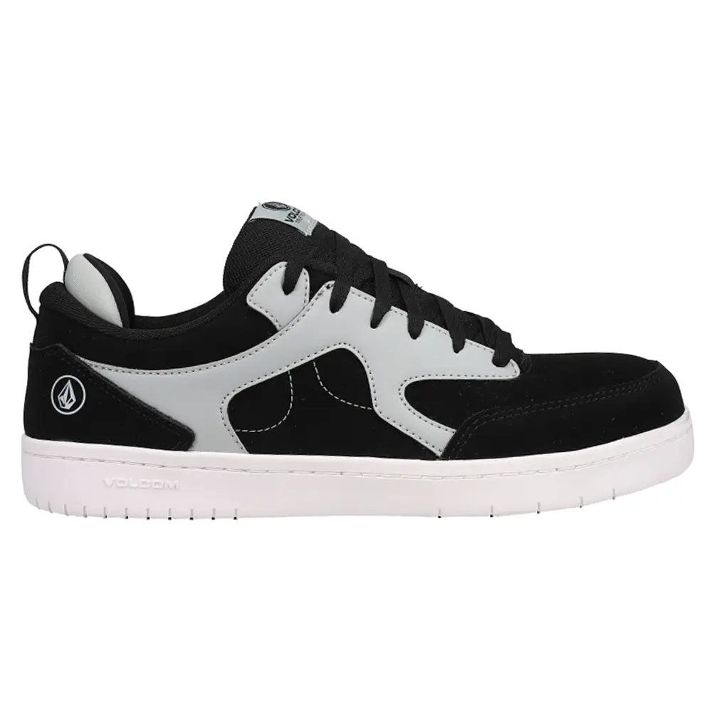 Volcom Workwear Mens Vitals Slip Resistant Composite Toe  Work Safety Shoes Casual - Black