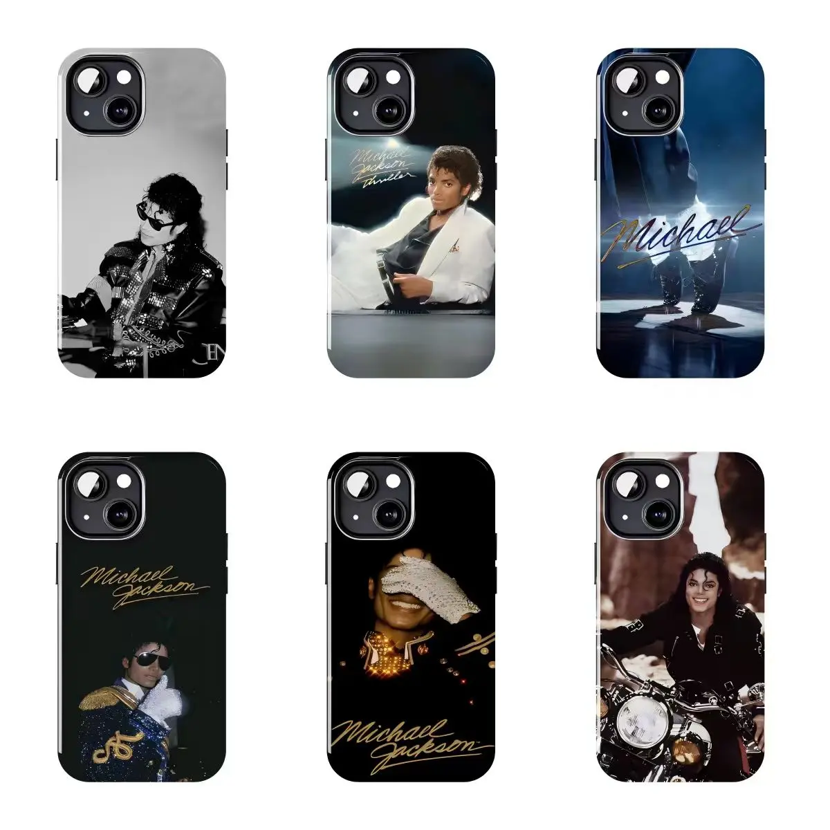 Michael Jackson “King of Pop” Aesthetic Phone Case Suitable for iPhone 17-11 Pro Max/Plus and  Samsung Galaxy S23-25